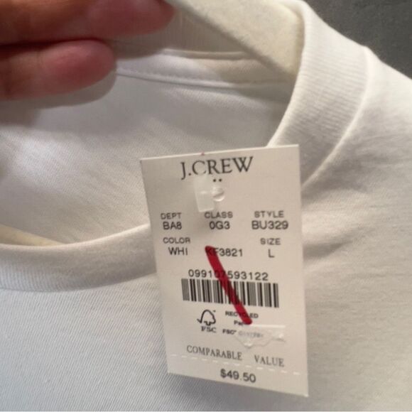 NWT! J.Crew long sleeve "jolly" graphic tee - Picture 11 of 13